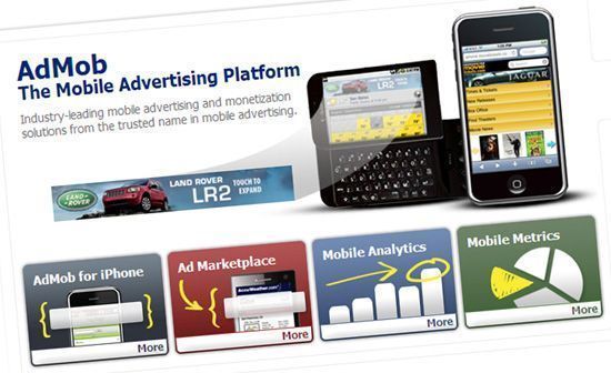 admob admob Google renforce sa position sur la publicité mobile en rachetant Admob