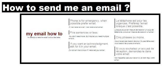 Petit guide pratique pour les envois demails